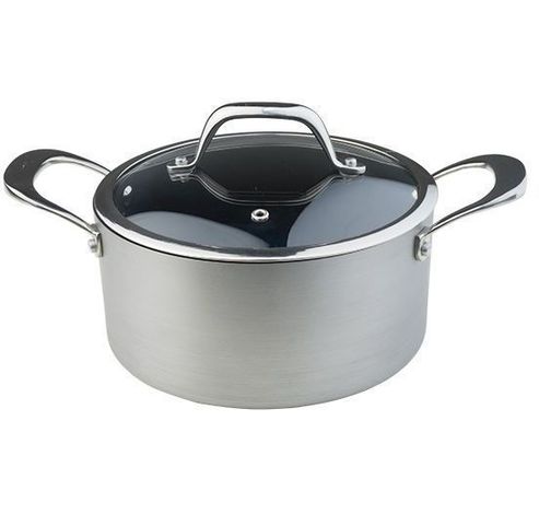 Technopro Alu Kookpot D20cm Grijs Zwart - Recht-alle Vuren-steel Roestvri  Cosy & Trendy