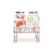 Cosy & Trendy Sapdispenser Met Voet 2x3,5l Set2 13.5x20xh25cm - Houder 34x18xh18.5cm