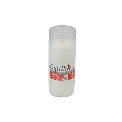 Ct Refill Kaars Grafkaars  Wit 3dagen D.5cm H14.2cm 