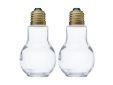 Zout En Pepervatje Gloeilamp Set Van 2 S Et2 Ballon Glasxh9,5cm