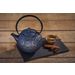 Cosy & Trendy Sakai Theepot Blauw 1l Gietijzer Incl Filter