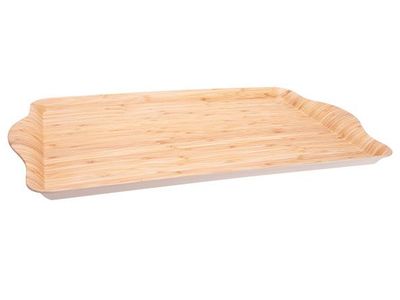 Dienblad Bamboevezel Met Bamboo Fineer 45,2x31,6xh2cm