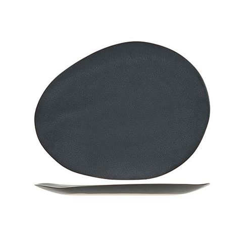 BLACK SHADOW PLAT BORD 27X21CM OVAAL  Cosy & Trendy