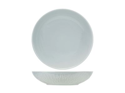 Louis Grey Diep Bord D21,5xh4,8cm New Bone China