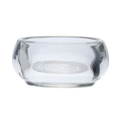 Bougeoir Transparent D5,5xh2,5cm Rond  