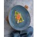 Cosy & Trendy Aicha Blue Dessertbord 19,5x16,5cm Ovaal