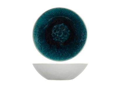 Chiara Petrol Diep Bord D18xh5,5cm 