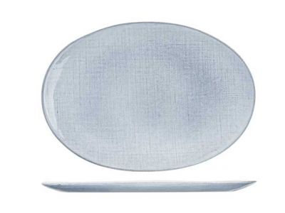 Sajet Grey Assiette Plate 29,5x21cm 