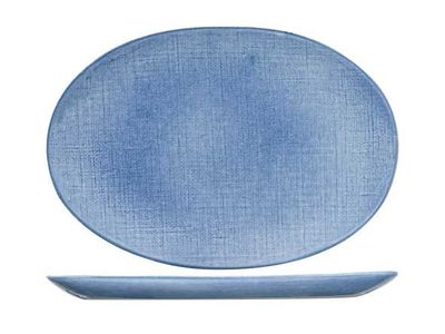 Sajet Blue Plat Bord 29,5x21cm Ovaal 