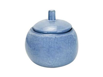 Sajet Blue Suikerpot 25cl D9xh6.7-10cm 