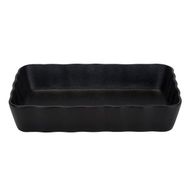 Yara Black Ovenschotel 18x22,5-27.3cm H5.7cm Twee Grepen 104cl 