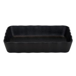 Cosy & Trendy Yara Black Ovenschotel 18x22,5-27.3cm H5.7cm Twee Grepen 104cl 