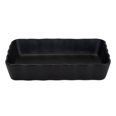 Yara Black Ovenschotel 18x22,5-27.3cm H5.7cm Twee Grepen 104cl  Cosy & Trendy