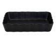 Yara Black Ovenschotel 18x22,5-27.3cm H5.7cm Twee Grepen 104cl
