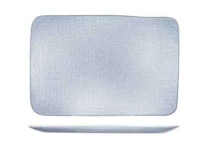 Sajet Grey Assiette Plate 29,8x20,3cm Rectangle
