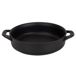 Cosy & Trendy Yara Black Ovenschotel 22x26.5-32.5cm H6.5cm Twee Grepen 1.75l 