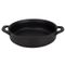 Yara Black Ovenschotel 22x26.5-32.5cm H6.5cm Twee Grepen 1.75l 