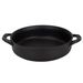 Yara Black Ovenschotel 22x26.5-32.5cm H6.5cm Twee Grepen 1.75l 