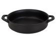 Yara Black Ovenschotel 22x26.5-32.5cm H6.5cm Twee Grepen 1.75l