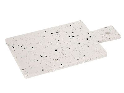 Terrazzo Tray 29x17cm Wit Rechthoek 