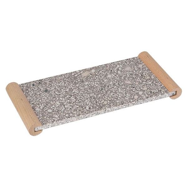 Medical Stone Tray Handles In Hout 27.2x 13cm - Rechthoek 