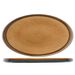 Quintana Amber Plat Bord 35,5x23,5cm Ovaal 