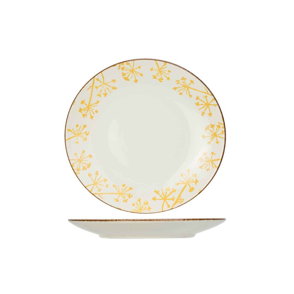 Cosy & Trendy Platte borden Anis Yellow Plat Bord D26,8cm