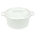 Cosy & Trendy Clio White Potje Met Deksel 75cl D15,3x7 ,3cm