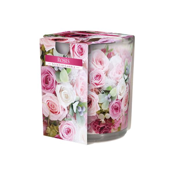 Cosy & Trendy Ct Geurkaars Glas Roses - Roze 22u D7xh8 Cm