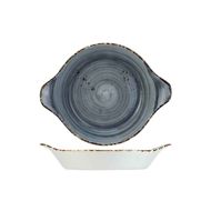 Quiandra Grey Plat A Oeuf D25-20,5cm H5cm - New Bone China 