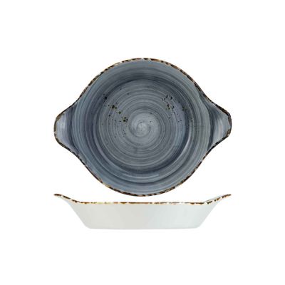 Quiandra Grey Plat A Oeuf D16 16-12,5cm H3.5cm - New Bone China  Cosy & Trendy