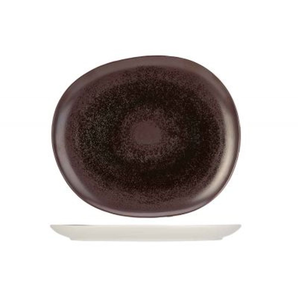 Cosy & Trendy Platte borden Aubergina Plat Bord 27,1x23,3cm