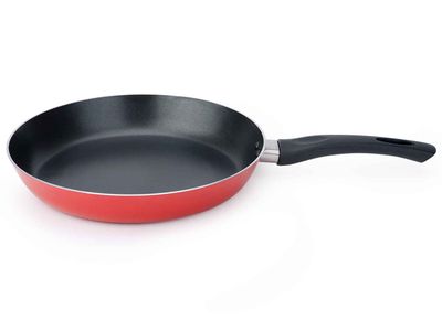 Braadpan Rood Non-stick D28cm Inductie 