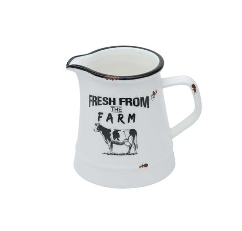 Wicklow Melkkan 20cl H8,7cm Met Tekst Fresh From The Farm  Cosy & Trendy