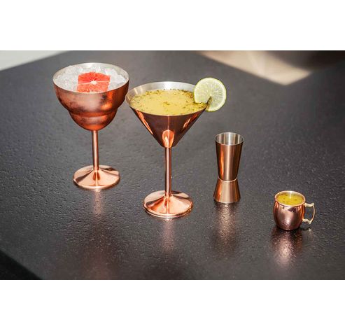 Copper Margaritaglas 50cl D11,5xh18cm Copper Outside - Mat Inox Inside  Cosy & Trendy