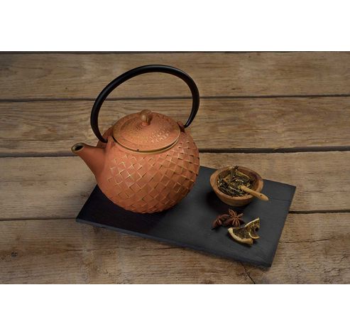 Sakai Theepot Goud-terracotta 1l Gietijzer  Cosy & Trendy