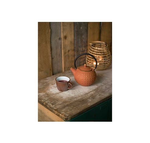 Sakai Theepot Goud-terracotta 1l Gietijzer  Cosy & Trendy