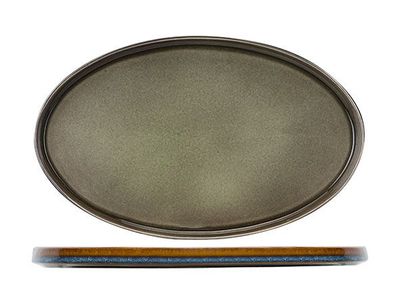 Quintana Green Plat Bord 35,5x23,5cm Ovaal
