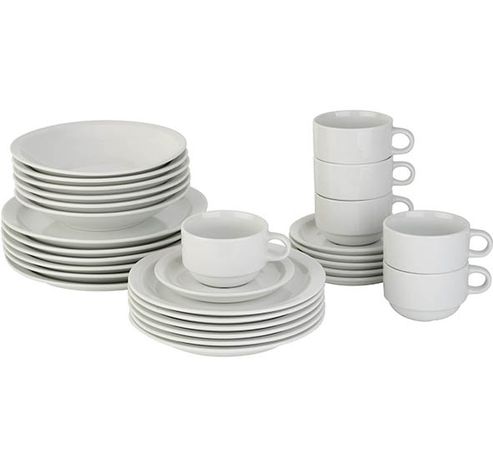 Today White Set De Table 30 Pieces   Cosy & Trendy