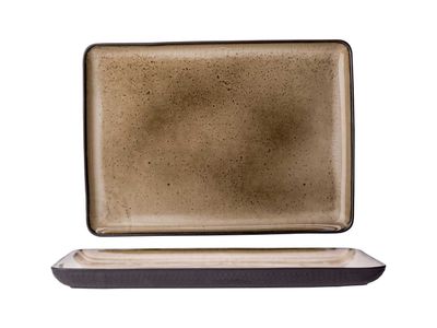 Toluca Amber Bord 35x25cm Rechthoek 