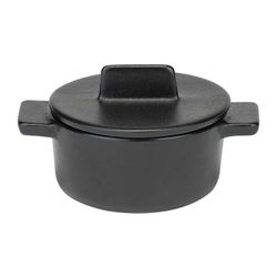 Cosy & Trendy Madison Black Ovenschotel D10,5xh7,5cm Met Deksel - 20cl 