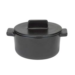 Cosy & Trendy Madison Black Ovenschotel D12xh9cm Met Deksel 45cl 