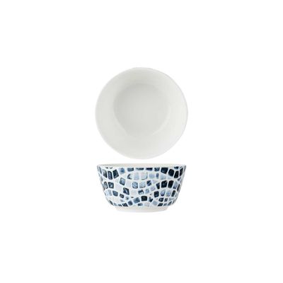 Mosaic Blue Bol D12xh6cm New Bone China  Cosy & Trendy