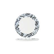 Mosaic Blue Plat Bord D26,5cm New Bone China 