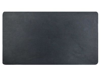 Placemat Leder Recycle Dz Zwart 43x30cm Rechthoek