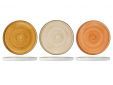 Brisbane Plat Bord D25,5cm 3ass H2.5cm - Orange-brown-beige