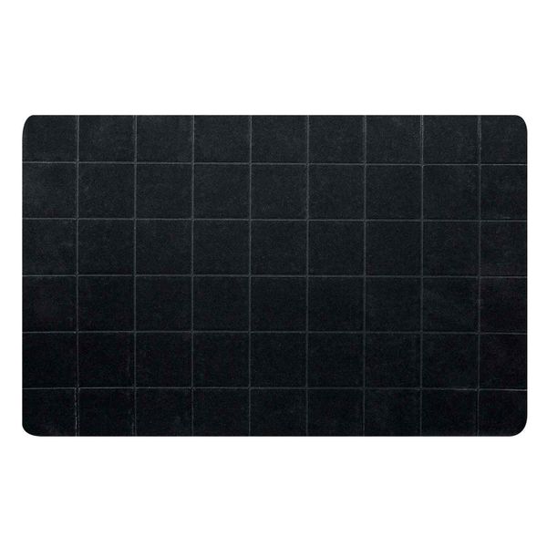 Placemat Neopreen Zwart Dz 43.5x28.5cm Rechthoek 