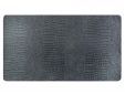 Placemat Leder Recycled Zwart 43x30cm Rechthoek-crocco Look