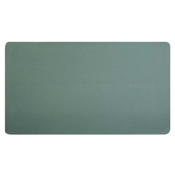 Placemat Leder Recycle Groen Dz 43.5x28. 5cm Rechthoek 