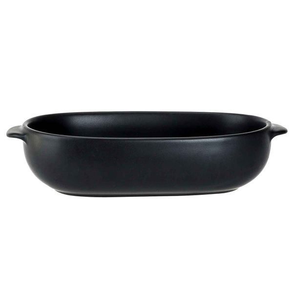 Cosy & Trendy Tasty Black Ovenschotel 18,5x11,5xh5cm Ovaal 55cl